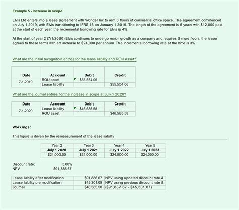 ASC 842 Lease Template Excel