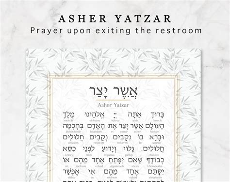 Asher Yatzar Blessing Image 7