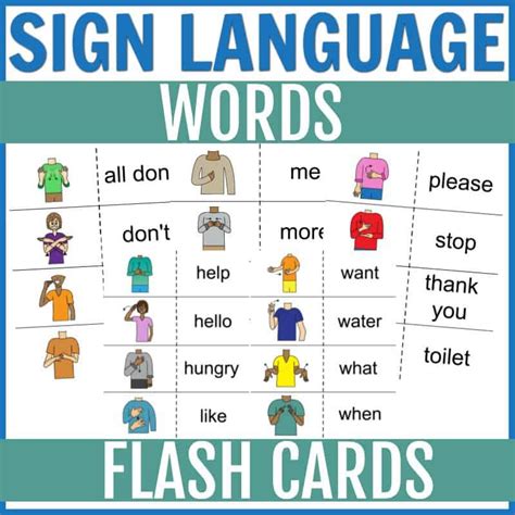 ASL Flashcards for Kids