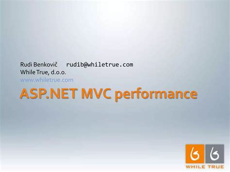 ASP.NET MVC Performance Example 9