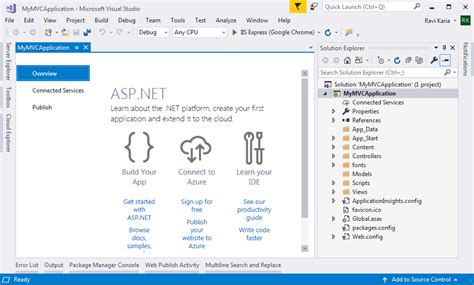 Creating an ASP.NET MVC Project