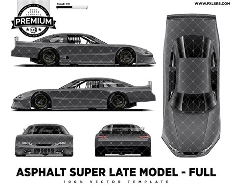 Asphalt Late Model Template Design Example