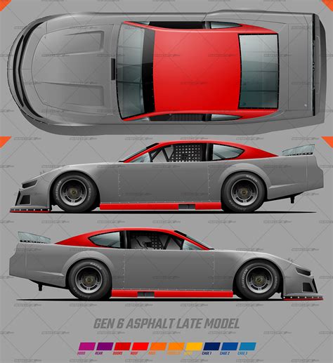 Asphalt Late Model Template Design Example 3