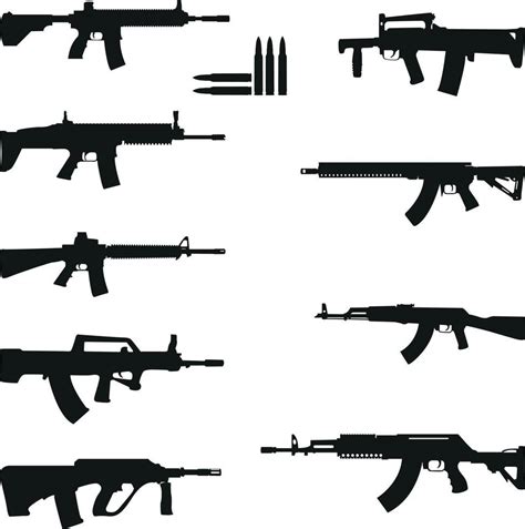 Assault Rifle Stencil Designs