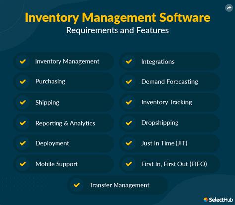 Asset Inventory Management Software Features