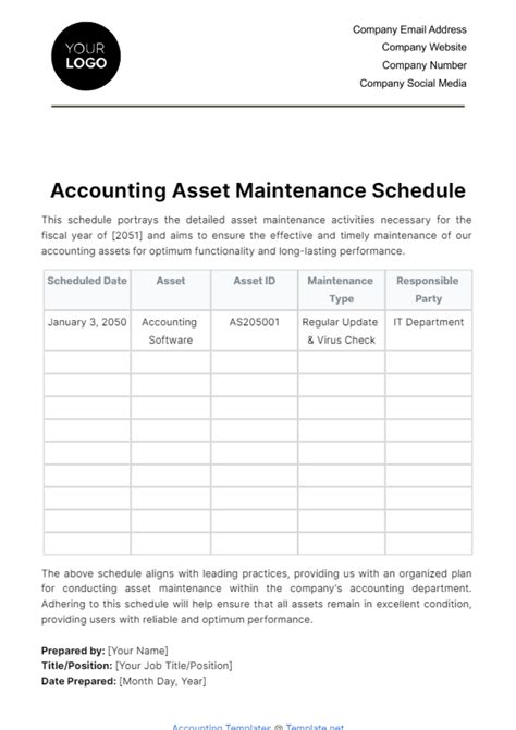 Asset Maintenance Scheduling