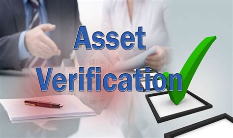 Asset Verification