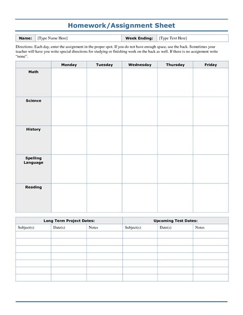 Assignment Template