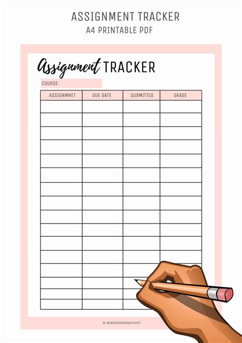 Assignment Tracker Template