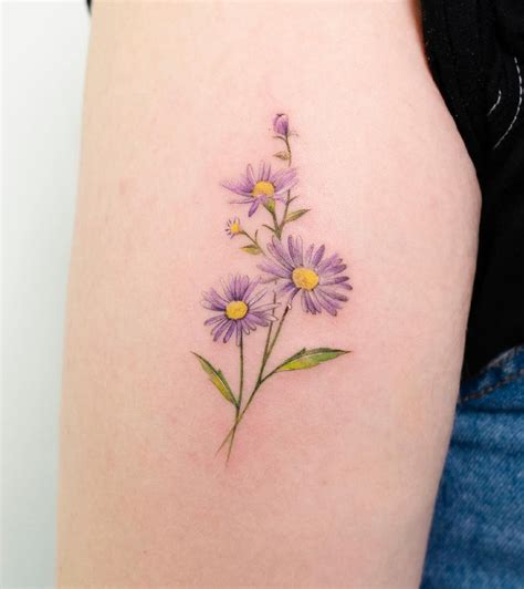 Aster tattoo design