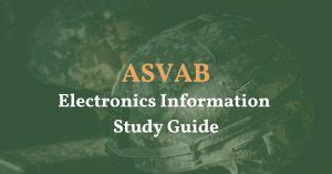 ASVAB Electronics Study Guide