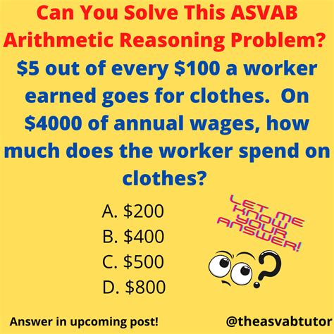 ASVAB Math Word Problems Image 10