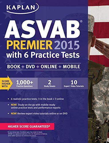 A person taking ASVAB practice tests on their mobile device