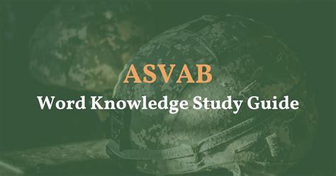 ASVAB Study Strategies