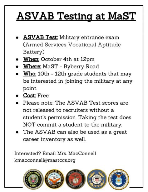 Places to take ASVAB test