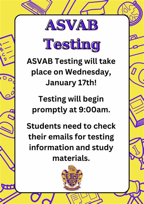 ASVAB Testing High School