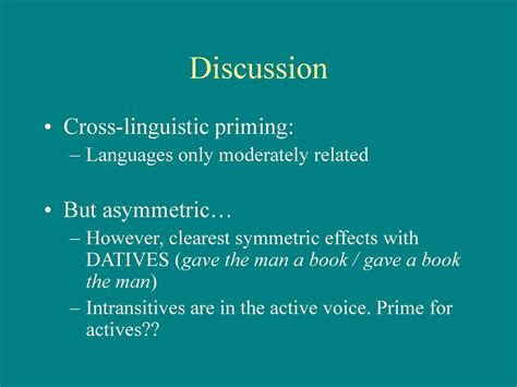 Asymmetry in language example