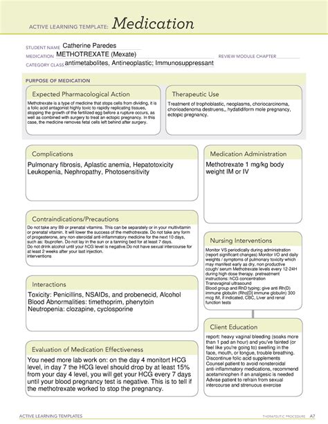 Revision Component of ATI Template