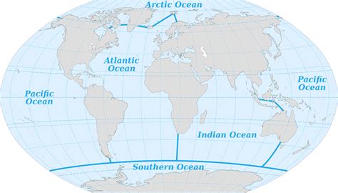 Map of the Atlantic-Pacific Boundary