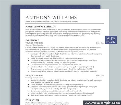 ATS-Friendly Resume Templates Category