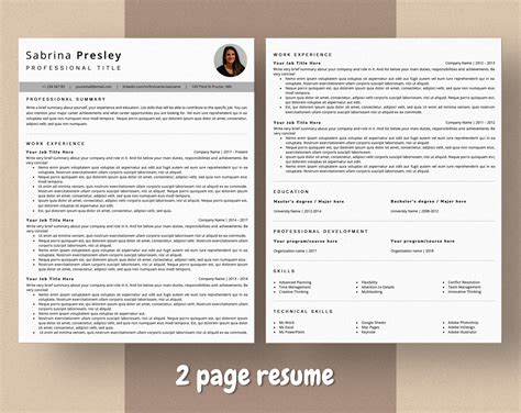 ATS Optimized Resume Template Free Download