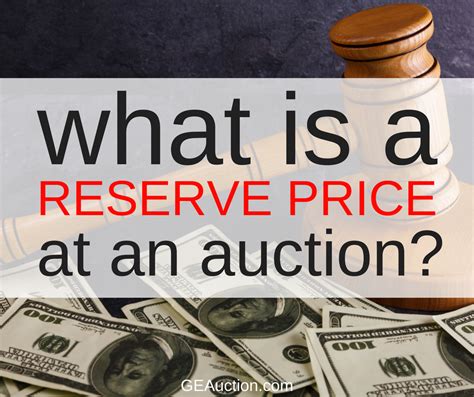 Auction Reserve Price