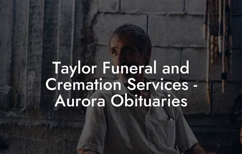 Aurora Obituary Archive