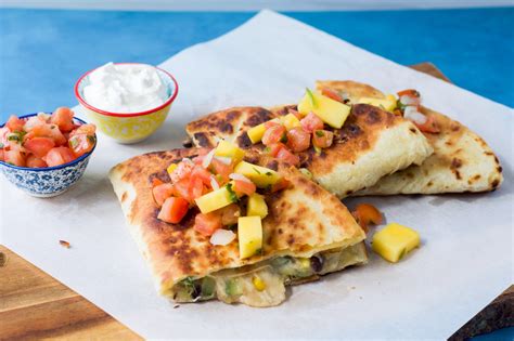 Authentic Quesadillas Menu