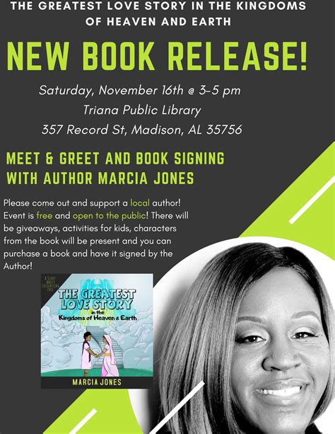 Author Signing Flyer