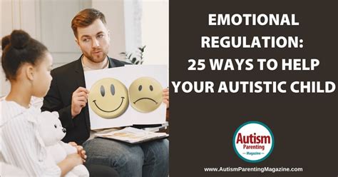 Autism emotional regulation printable for managing emotions