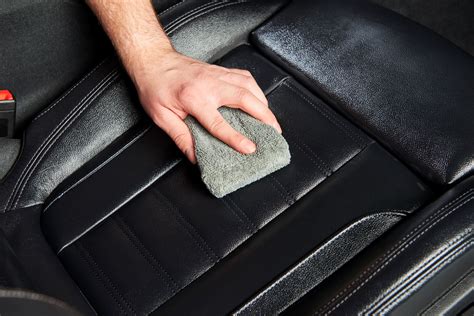 Auto detailing leather conditioning