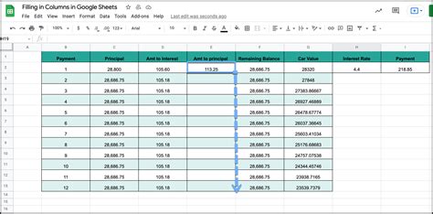 Auto-fill dates in Google Sheets using formulas