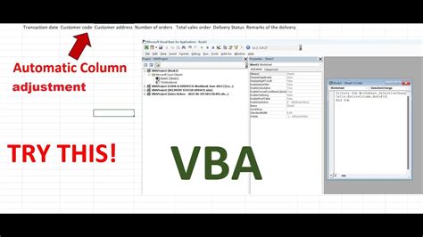 Auto Fit Columns VBA