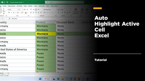 Auto Highlight Cells in Excel Image 3