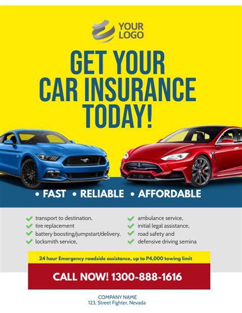 Auto Insurance Flyer Template