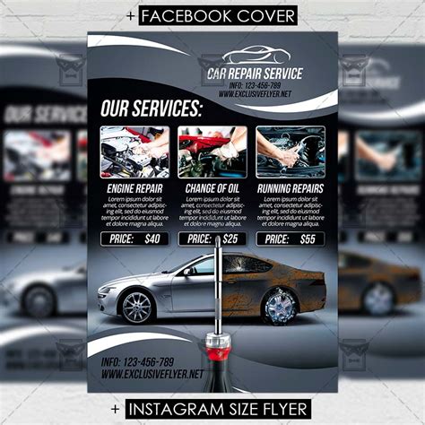 Auto Shop Flyer Template