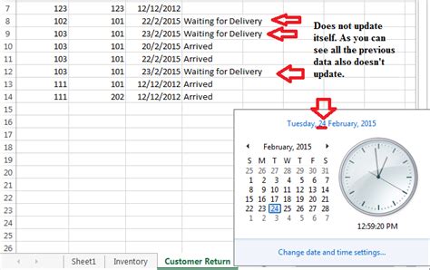 Auto-Update Date VBA