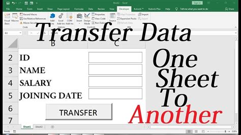 Auto-Updating Excel Database Example 5