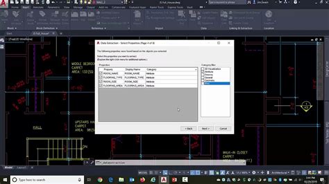 AutoCAD attribute extraction