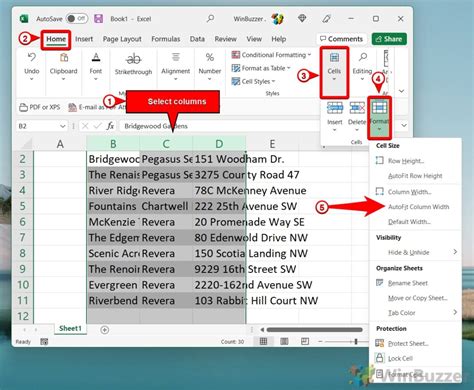 AutoFit Excel Columns