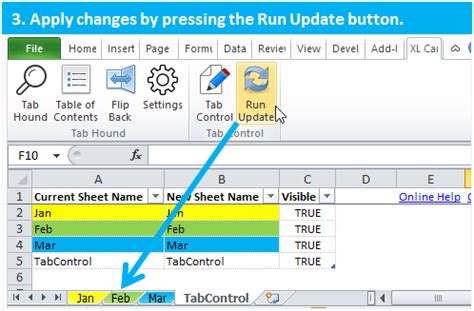 Automate Excel Tabs Organization