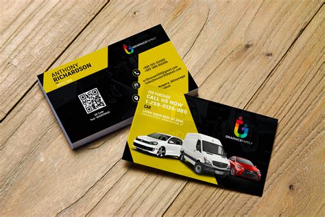 Classic Automotive Business Card Template