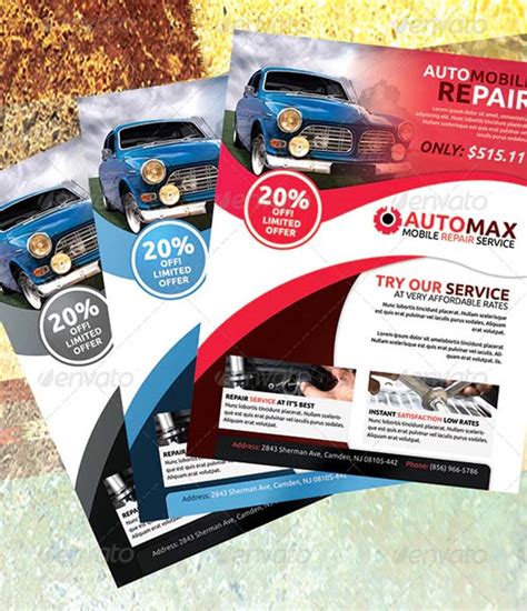 Features to Look for in Free Automotive Flyer Templates