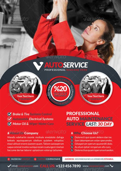 Automotive Flyer Template 3