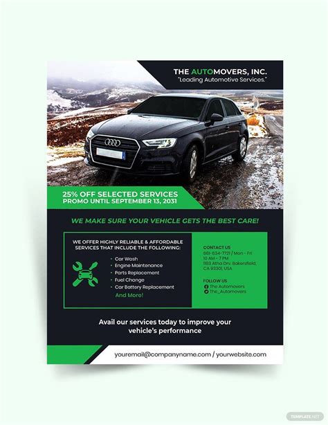 Benefits of Using Free Automotive Flyer Templates