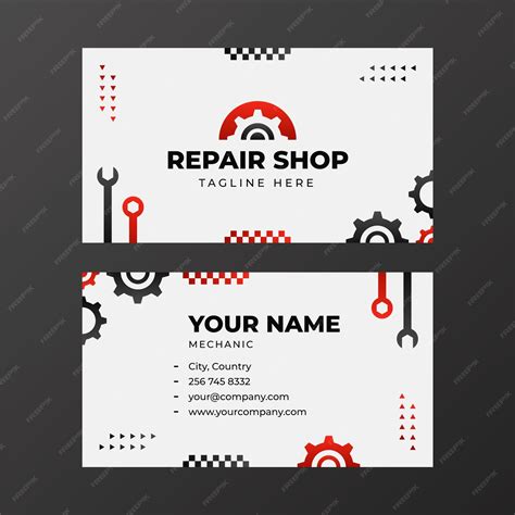 Automotive Repair Business Card Template