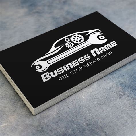 Automotive Technician Business Card Template