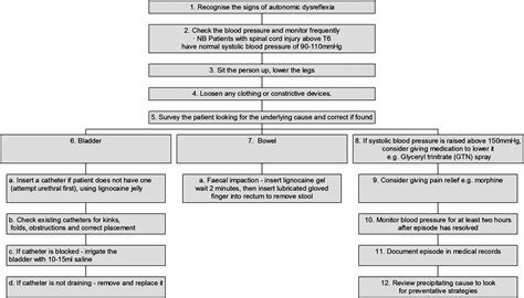 Autonomic Dysreflexia Management Plan