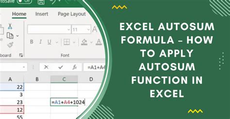 Autosum Formula