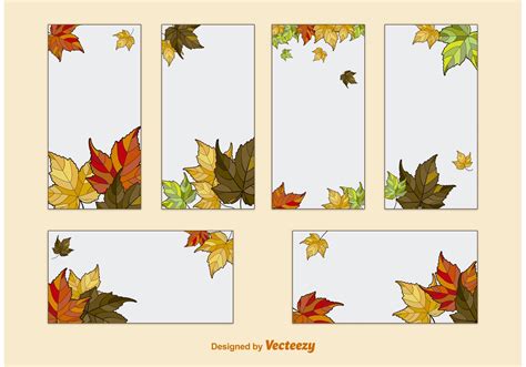 Autumn-themed template with pumpkins